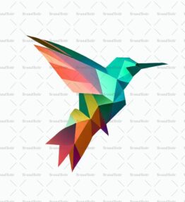 Geometrischer Kolibri